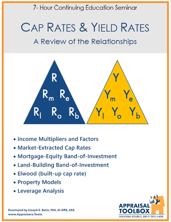 Cap Rates & Yield Rates seminar flyer
